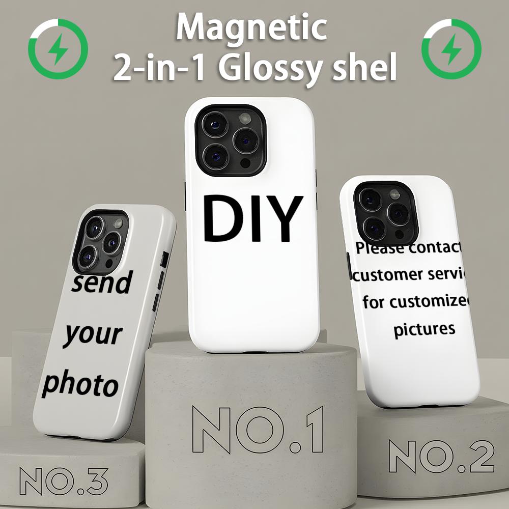 Phone Cases Magnetic - heheh Phone Case Magnetic 2-in-1 Glossy