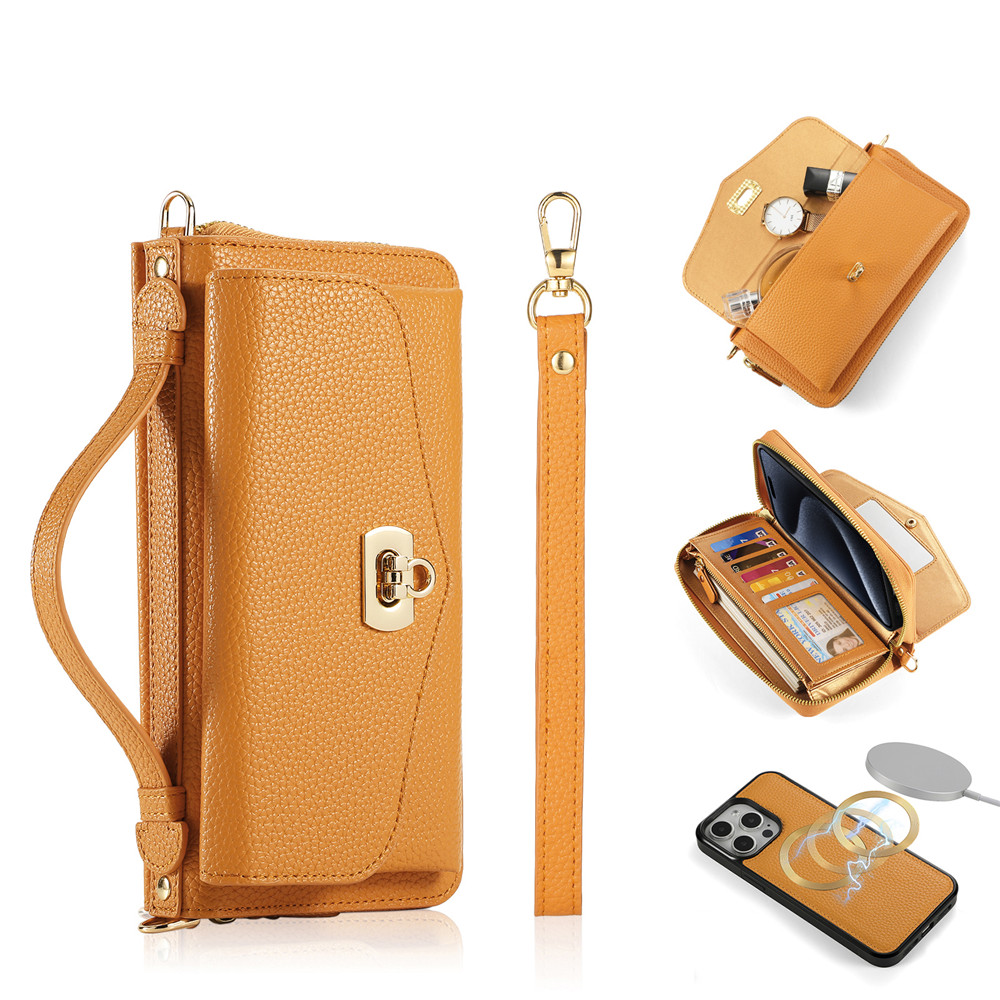 Phone Cases Australia - 2 in 1 Detachable Zipper Card