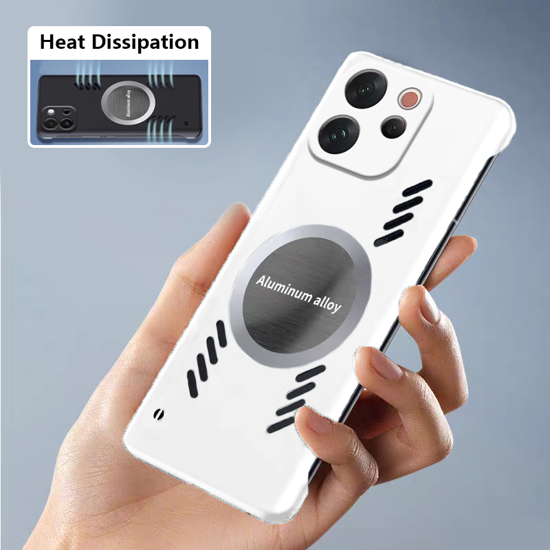 Biruiqu For VIVO V70 Bezel-les - огляд і ціна Heat Dissipation Case