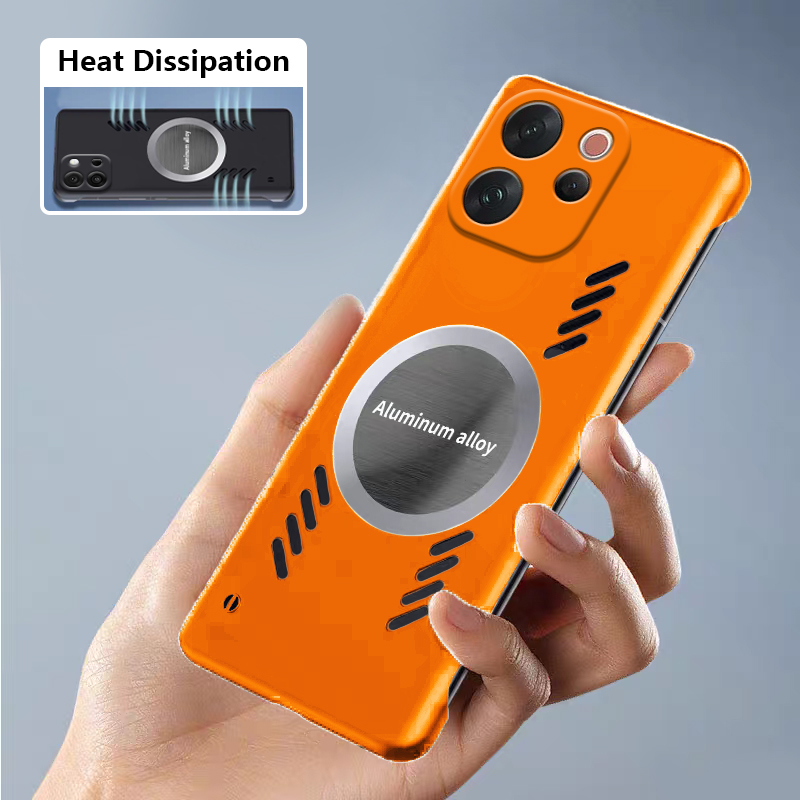 Biruiqu For VIVO V70 Bezel-les - огляд і ціна Heat Dissipation Case
