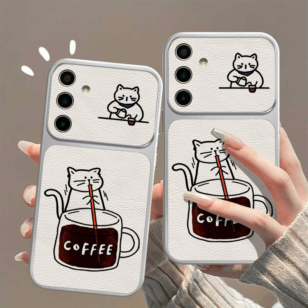 Coffee Cute Cat Phone Case For - огляд і ціна Phone Cases For Samsung