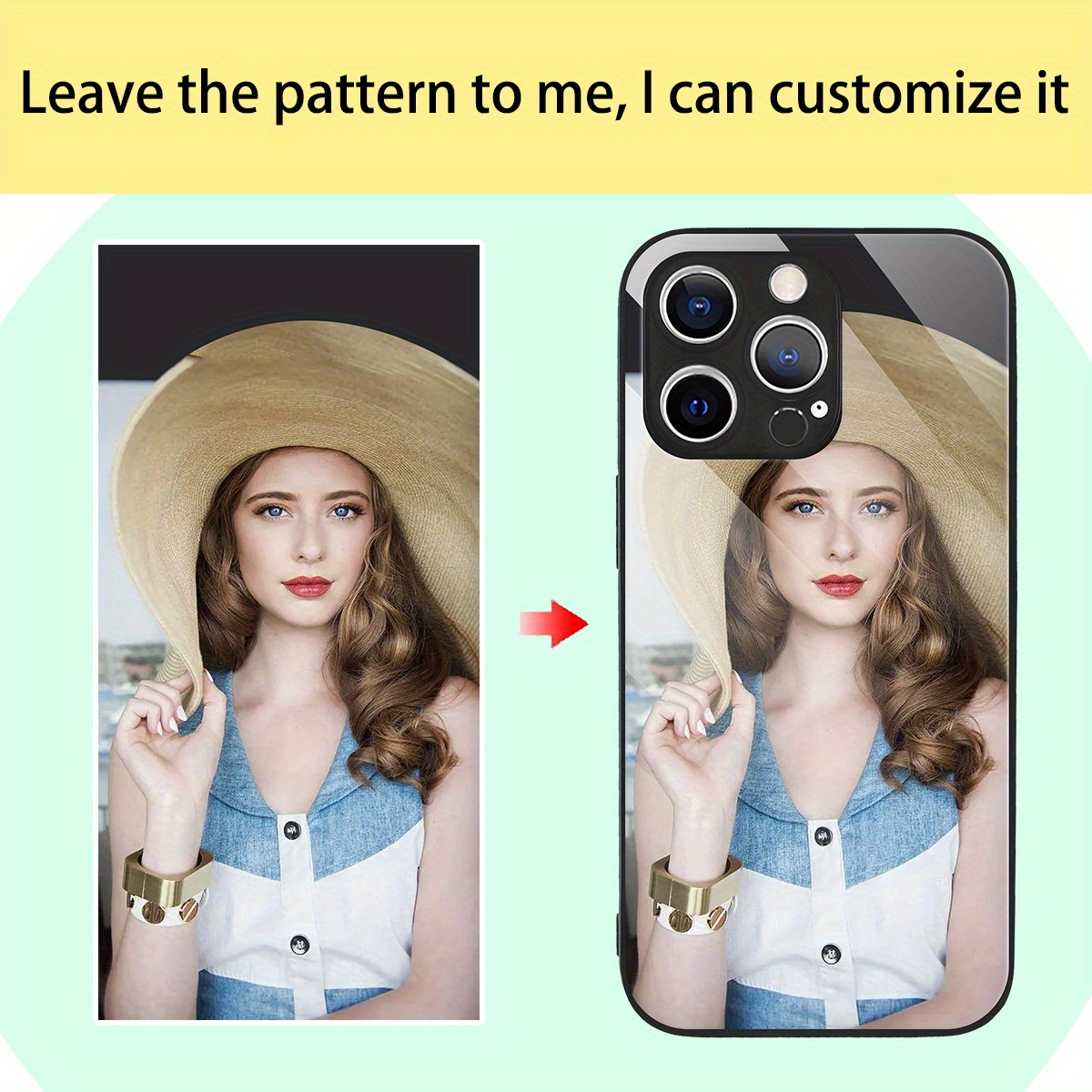 Custom Photo Mirror Glass Case - огляд і ціна Phone Cases Customized