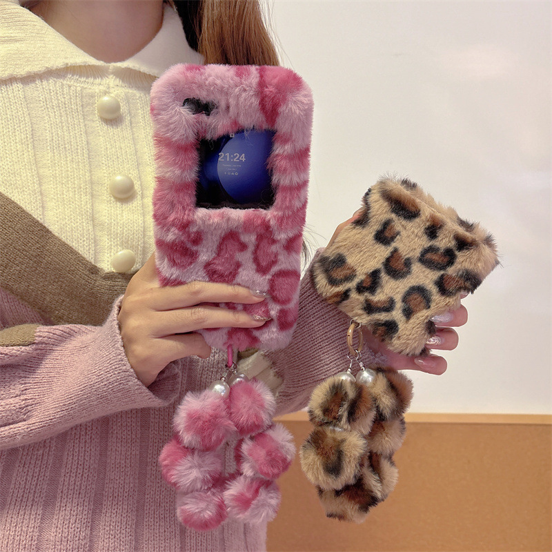 Fashion Leopard Print Fluffy P - огляд і ціна Phone Cases For Samsung