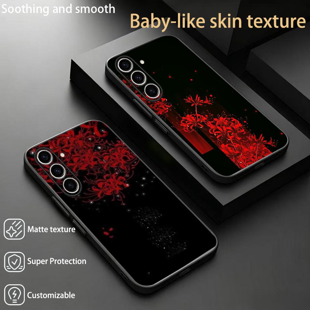 Red spider lily Japan art fash - огляд і ціна Phone Cases Drawing