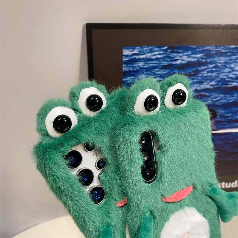 Plush Frog Phone Case, Cute Gr - огляд і ціна Phone Cases For Samsung